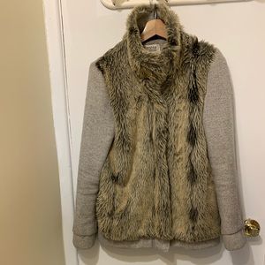 Bershka Faux Fur Jacket